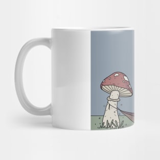 Mushroom hammock dog Mug